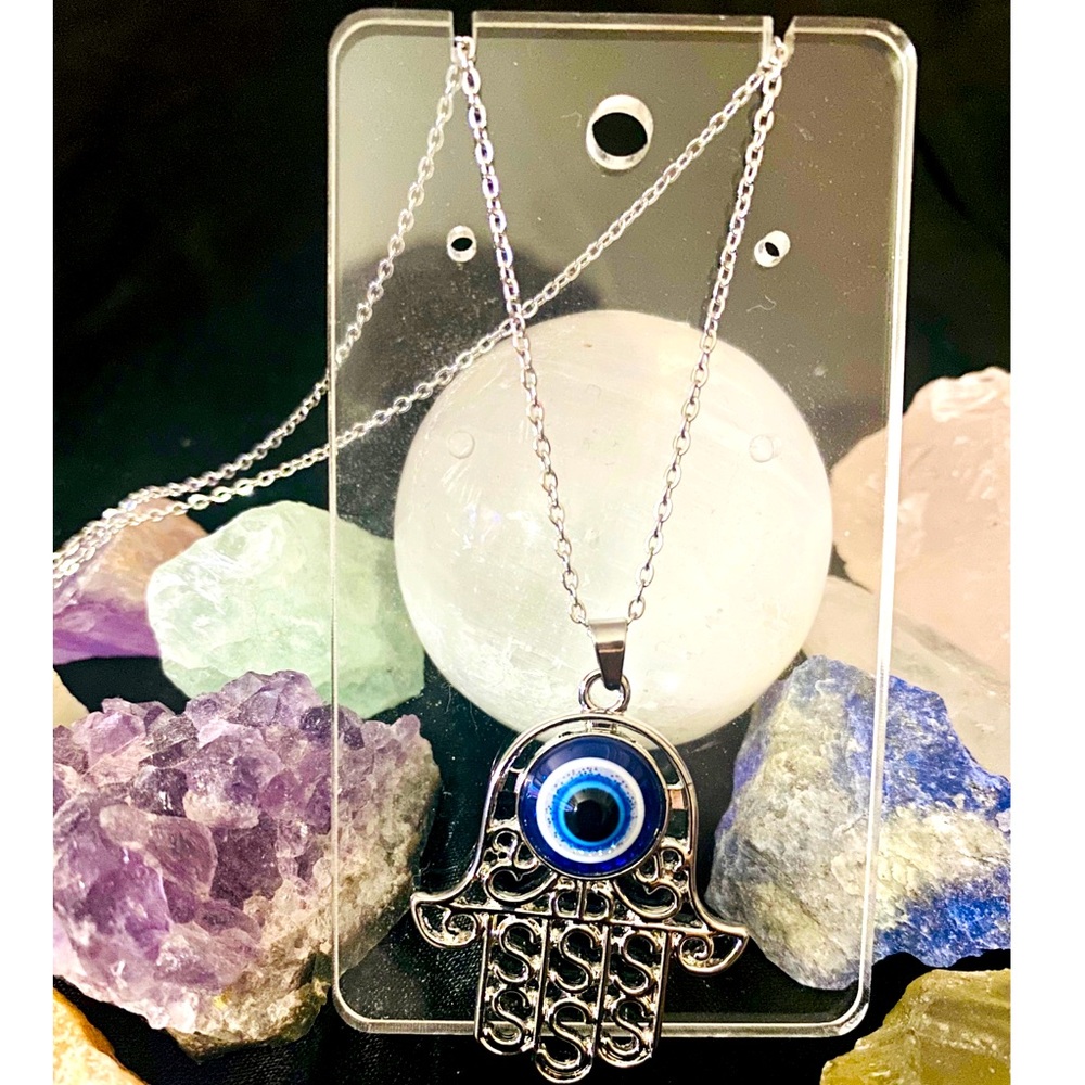 Evil Eye Stainless Steel Necklace
